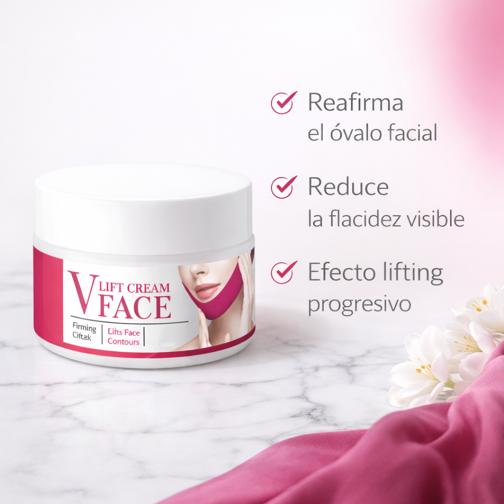 Crema Facial V-Lift – Reafirma, Moldea y Eleva el Contorno Facial