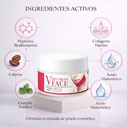Crema Facial V-Lift – Reafirma, Moldea y Eleva el Contorno Facial